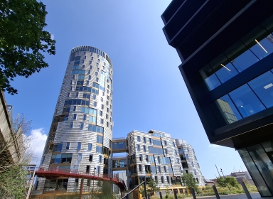 Bygningen TRÆ , Sydhavnen Aarhus, foto: Ciara Ní Riain Bygningen TRÆ , Sydhavnen Aarhus, foto: Ciara Ní Riain