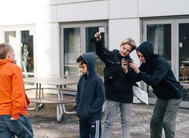Billede af en gruppe unge 
