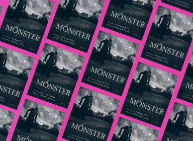 Billede af forsiden på bogen "Monster"
