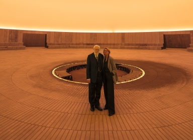  As Seen Below The Dome, a Skyspace by James Turrell