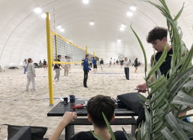Skoleelever i Beachdomen