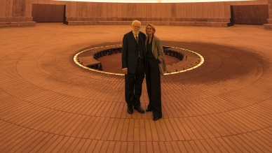  As Seen Below The Dome, a Skyspace by James Turrell