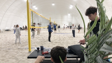 Skoleelever i Beachdomen