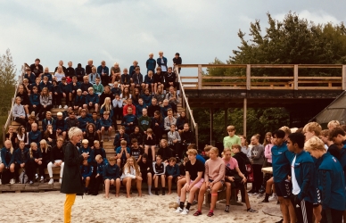 Billede er børn på beach bane
