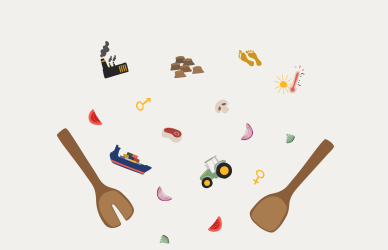 Billede af salatskål