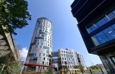Bygningen TRÆ , Sydhavnen Aarhus, foto: Ciara Ní Riain