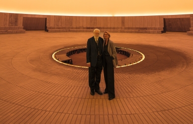  As Seen Below The Dome, a Skyspace by James Turrell