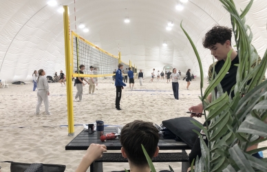 Skoleelever i Beachdomen