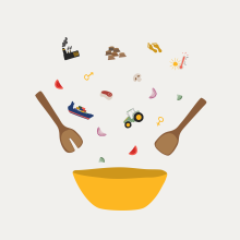 Billede af salatskål